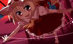  anime_coloring flandre_scarlet foreshortening haiiro_(immature) nail_polish perspective red smile solo touhou 