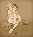  blush bo_peep female human kissing lily-fox male mammal not_furry nude sheriff_woody_pride straight toy_story 