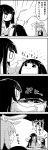  4koma animal_ears arms_up bunny_ears comic commentary_request emphasis_lines eyes_closed face_stretching fighting greyscale hands_together hat highres houraisan_kaguya jacket junko_(touhou) long_hair long_sleeves looking_at_another monochrome necktie out_of_frame petting reisen_udongein_inaba shaded_face shirt skirt tani_takeshi touhou translation_request trembling very_long_hair wide_sleeves yukkuri_shiteitte_ne |_| 