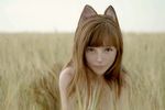  :3 animal_ears field holo holo_(cosplay) horo horo_(cosplay) long_hair outdoors photo photoshop red_eyes spice_and_wolf tail tawny_hair uncanny_valley wolf_ears 
