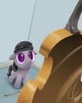  aspiration big_eyes bow bow_(stringed_instrument) cello child cub cute double_bass dreatos equine female feral filly friendship_is_magic hi_res horse mammal musical_instrument my_little_pony octavia_(mlp) pony pov reflection solo towering valcron young 