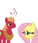  big_macintosh_(mlp) blush cutie_mark equine female feral fluttershy_(mlp) friendship_is_magic horse male mammal miketheuser my_little_pony pony 