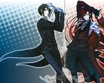  grell_sutcliff kuroshitsuji male sebastian_michaelis toboso_yana wallpaper 