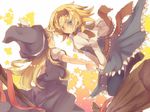  alice_margatroid bad_id bad_pixiv_id black_legwear blue_eyes blush bow broom capelet eye_contact hairband hat kirisame_marisa looking_at_another masirosu multiple_girls outstretched_arms pantyhose skirt spread_arms star touhou v_arms witch_hat yellow_eyes 