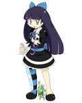  artist_request chuck chuck_(psg) dress goth gothic panty_&amp;_stocking_with_garterbelt stocking_(character) stocking_(psg) sword weapon 