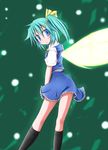  bad_id bad_pixiv_id blue_eyes daiyousei green_hair kirino_souya side_ponytail solo touhou wings 