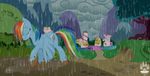  blue_fur blue_mood crying cutie_mark depression equine female feral friendship_is_magic fur horse mammal my_little_pony nabbiekitty pegasus pony rain rainbow_dash_(mlp) sad solo storm tears_in_rain wet_fur wings 