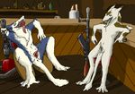  araelkins bar bren_gun cheren claws clitoris cutebold drunk eyes female gun kord_gun lesbian nude prehensile_clitoral_hood pussy ranged_weapon sergal tail teeth tongue weapon 