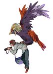  bad_id bad_pixiv_id baseball_cap binoculars braviary brown_eyes brown_hair carrying gen_5_pokemon gero_(hitoridenka) hat holding jacket male_focus pokemon pokemon_(creature) pokemon_(game) pokemon_bw touya_(pokemon) 