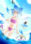  anger_vein bad_id bad_pixiv_id bikini bird blue_eyes blue_hair boat camera cirno crow flandre_scarlet frozen highres ice innertube kite multiple_girls patchouli_knowledge r_star shameimaru_aya shameimaru_aya_(crow) side-tie_bikini swimsuit tears touhou water watercraft waves wings 