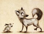  &hearts; &lt;3 canine feral fox lagomorph mammal non-anthro rabbit skia 