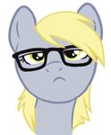  derpy_hooves_(mlp) equine eyewear female friendship_is_magic glasses hipster horse mammal my_little_pony pegasus plain_background pony portrait solo transparent_background unknown_artist 