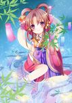  bad_id bad_pixiv_id dress flower hair_flower hair_ornament nekosugi_(hoshi) original sitting solo water 