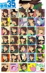  2boys bad_id bad_pixiv_id barnaby_brooks_jr brown_eyes brown_hair dandel expressions highres kaburagi_t_kotetsu karina_lyle multiple_boys tiger_&amp;_bunny 