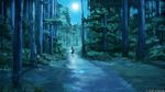  arsenixc everlasting_summer flashlight forest moon nature night original path road scenery solo tree 