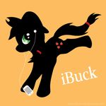  apple_(copyright) equine female feral flat_colors friendship_is_magic green_eyes hasbro horse ipod mammal my_little_pony pony silhouette solid_color solo spiritofthwwolf spiritofthwwolf_(artist)background tan_background 