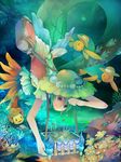  female fish hat marine merfolk mermaid muhoho-seijin solo sunken treasure turtle unknown_artist 