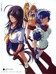  chou-sen ikkitousen ikkitousen~shining_dragon~ kanu_unchou rin_sin ryomou_shimei seifuku sonsaku_hakufu 