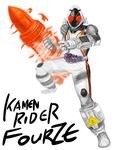  kamen_rider kamen_rider_fourze kamen_rider_fourze_(series) no_humans solo 