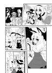  alice_margatroid alice_margatroid_(cosplay) animal_ears bow braid buttons comic cosplay dowsing_rod frills greyscale hair_bow hairband hat hat_bow highres jeno kasodani_kyouko kasodani_kyouko_(cosplay) kirisame_marisa monochrome mouse_ears multiple_girls nazrin nazrin_(cosplay) touhou translation_request 