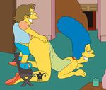  animated blargsnarf jester marge_simpson nelson_muntz the_simpsons 