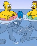  homer_simpson marge_simpson ned_flanders tagme the_simpsons 