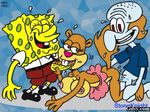  animated sandy_cheeks spongebob_squarepants squidward_tentacles tagme 