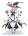  alternate_costume blonde_hair blue_eyes floating hat kirisame_marisa long_hair science_fiction solo tamaki_fuyu touhou witch_hat 