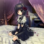  bed boots elbow_gloves gloves gothic gotou_nao lowres original solo 