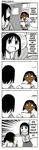  artist_request azumanga_daiou comic dark_skin hard_translated highres kasuga_ayumu long_sleeves mihama_chiyo monochrome multiple_girls short_twintails spot_color translated twintails 