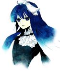  blue_hair bow kirishiki_sunako long_hair shiki 