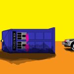  animated back_to_the_future crossover delorean doctor_who jiggawhat tardis 