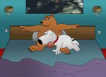 brian_griffin crossover family_guy the_cleveland_show tim_the_bear 