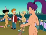  amy_wong fry futurama hubert_j_farnsworth mole turanga_leela 