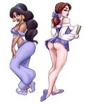  aladdin beauty_and_the_beast belle crossover jasmine 