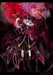  alternate_costume ascot bat bat_wings boots frills gathers hat highres kazabana_fuuka lavender_hair low_wings pale_skin pleated_skirt red_eyes remilia_scarlet ribbon short_hair skirt solo touhou wings zoom_layer 