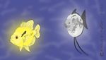  cybercorn_entropic fish glowing humor marine moonfish pun spots sunfish 