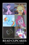  applejack_(mlp) cupcakes_(mlp_fanfic) equine female fluttershy_(mlp) friendship_is_magic hasbro motivational_poster my_little_pony pinkie_pie pinkie_pie_(mlp) rainbow_dash_(mlp) rarity_(mlp) reaction scared shock text the_truth twilight_sparkle_(mlp) 