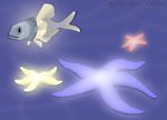 cybercorn_entropic fish glowing humor lanternfish marine pun starfish 