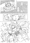  amputee android blood blood_on_face check_translation comic death dying greyscale helmet long_hair lying monochrome multiple_boys on_back open_mouth rockman rockman_x shouji_nigou spoilers translated translation_request very_long_hair x_(rockman) zero_(rockman) 