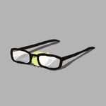  avian bird cute eyewear feral glasses non-anthro pinopino size_difference solo 