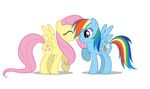  cute cutie_mark duo equine eyes_closed female feral fluttershy_(mlp) friendship_is_magic fur hair hasbro horse horse_tail kissing lesbian mammal multi-colored_hair my_little_pony one_eye_closed pegasus pink_hair plain_background pony purple_eyes rainbow_dash_(mlp) rainbow_hair rainbow_tail unknown_artist white_background wing_boner wings yellow_fur 