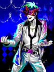  belt bling coe_(artist) core_drill dancing disco formal male_focus saturday_night_fever simon solo star_shades suit tegaki tengen_toppa_gurren_lagann 