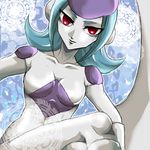  blue_hair dragon_ball dragonball dragonball_z frieza genderswap lowres red_eyes smile 