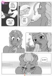  00284_(character) 2019 anthro anthrofied blush breasts comic equid equine fancypants_(mlp) female friendship_is_magic horse humanoid_penis male male/female mammal monochrome my_little_pony oral penis pia-sama pony tattoo 