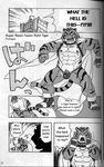  big_muscles build_tiger build_tiger_(character) comic feline fur gamma-g gay greyscale male mammal monochrome muscles prologue tiger translated 