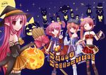  4girls dungeon_and_fighter halloween kona loli mage mage_(dungeon_and_fighter) magician multiple_girls 