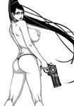  absurdres ass bayonetta bayonetta_(character) breasts gun highres kazuki_kotobuki large_breasts thong weapon 