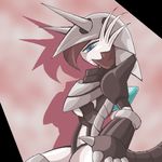  aggron aggron_(cosplay) armor cosplay gardevoir lowres pokemon uranoyoru 