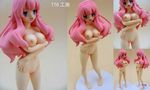  baka_to_test_to_shoukanjuu blush breasts figure himeji_mizuki long_hair nipples nude photo pink_hair smile 